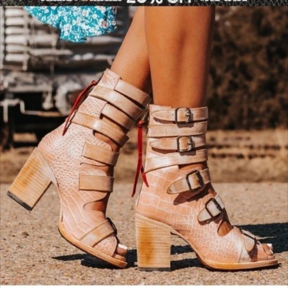 *SOLD* Freebird by Steven Pink Croco Bond - Picture 3 of 3